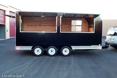 18' enclosed event vendor catering concession trailer