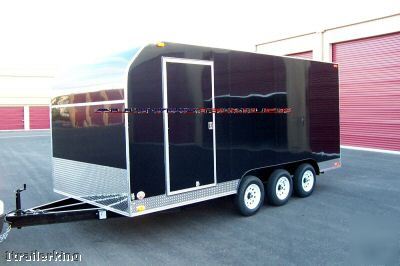 18' enclosed event vendor catering concession trailer