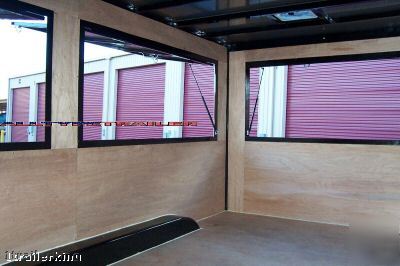 18' enclosed event vendor catering concession trailer