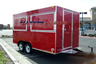 2010 enclosed event vendor catering concession trailer