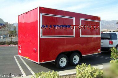 2010 enclosed event vendor catering concession trailer