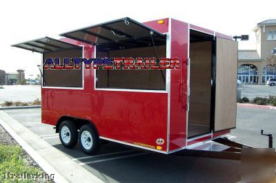 2010 enclosed event vendor catering concession trailer