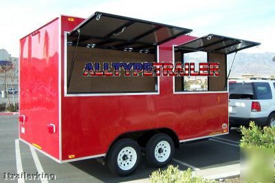 2010 enclosed event vendor catering concession trailer