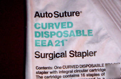 Autosuture curved disposable EEA21 surgical stapler