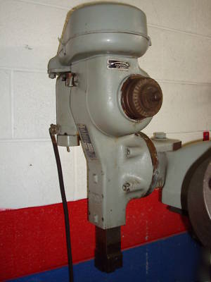 Bridgeport mill w/ power feed & slotting head. 42