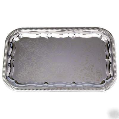 Catering/restaurant rectangular serving tray/trays QTY6