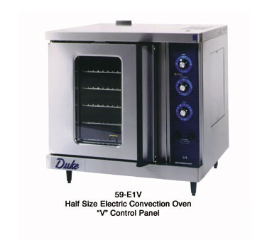 Duke 5/9-E3XX half size electric convection oven 