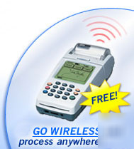 Free wireless nurit 8000 credit card terminal