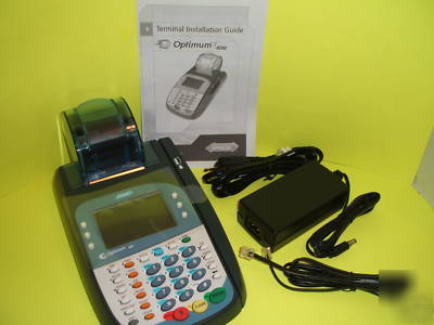 Hypercom optimum T4100 dual comm credit card terminal 