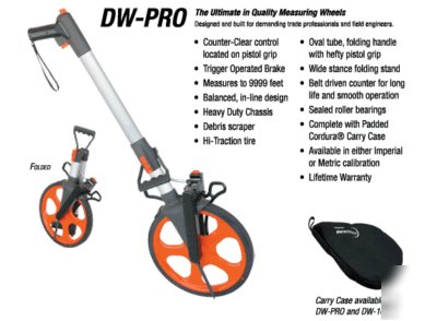 Measuring wheel (professional folding, 1 to 9999 feet)