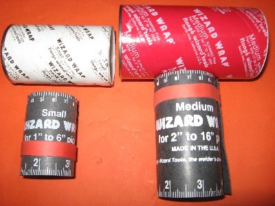 New 2 rolls flange wizard wrap ww-16 small ww-17 medium 