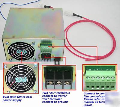 New 40W CO2 laser power supply / engraver / engraving