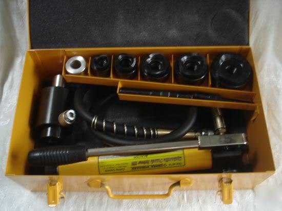 New hydraulic metal knockout punch die electrician set