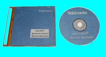 Tektronix tek 492 492P 496 496P service manuals i &ii