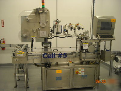 Weiler hrd-1000L high speed in-line labeling machine
