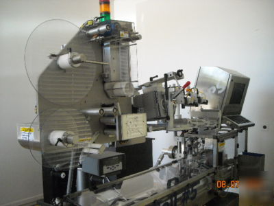 Weiler hrd-1000L high speed in-line labeling machine