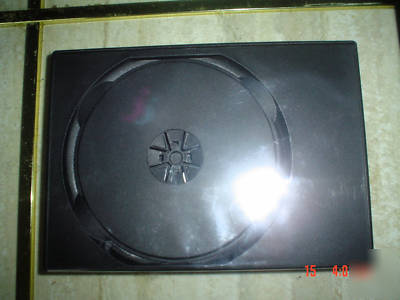  black plastic dvd cases / lot of 300 dvd jewel cases