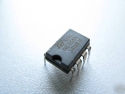 10 pc - NE555 bipolar timer DIP8 - thomson