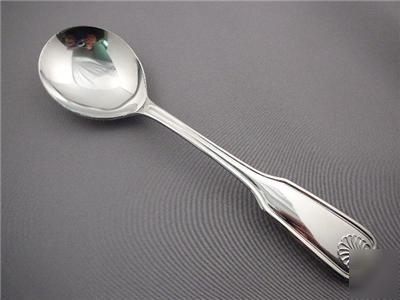 12- soup spoon large round bowl xx-hvy ss capco shell