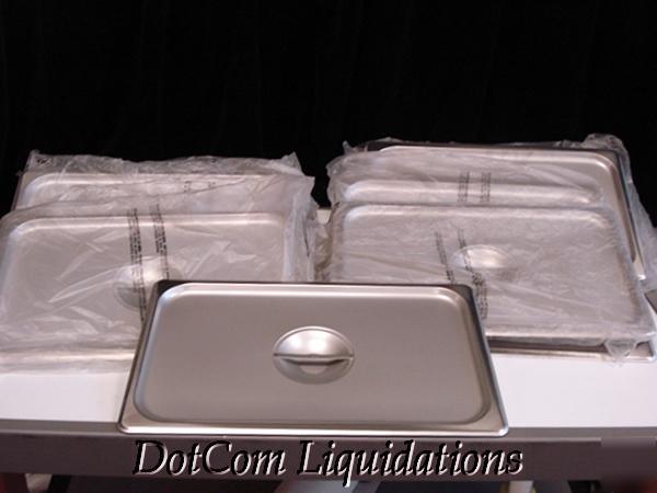 16 stainless steel commercial serving tray lids