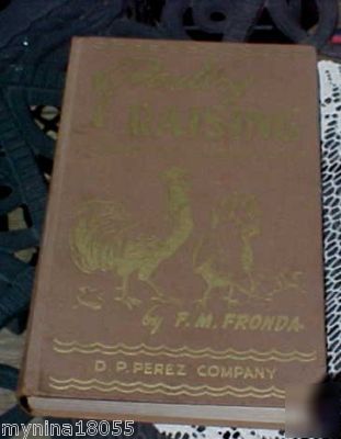 1949 poultry raising 2ND editon text book for students