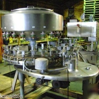 21 valve cemac federal gallon bottle filler and capper