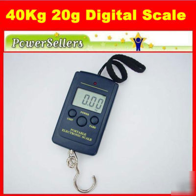 40KG 20G digital hanging luggage fishing weight scale