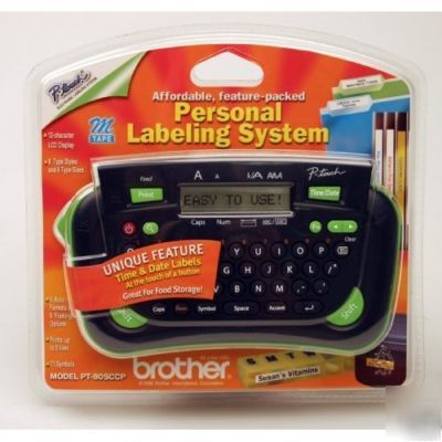 Brother PT80SCCP p-touch electronic label maker printer