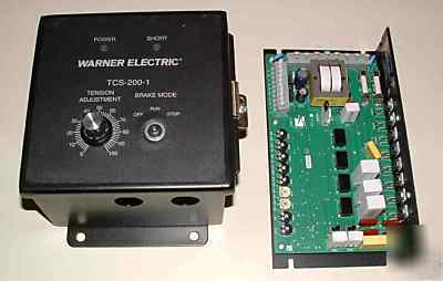 Dc motor, gear box, tensioner clutch, & controls