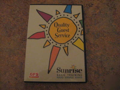 Food service/restaurant training dvds - sunrise