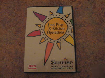 Food service/restaurant training dvds - sunrise