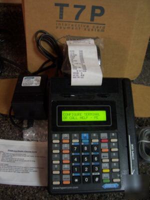 Hypercom T7P credit card machine $ back guarantee