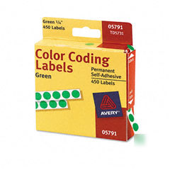 Identification dot, permanent, 4X6 sheet, pc, 1/4 diam