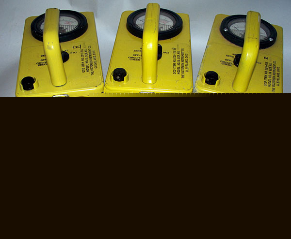 Lot of 3 cdv-715 model 1A geiger counter survey meter