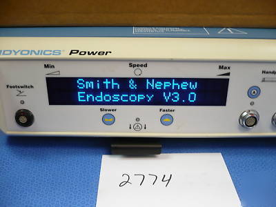 New dyonics power console & powermax shaver handpiece