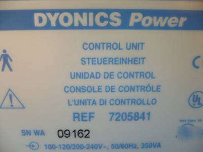 New dyonics power console & powermax shaver handpiece