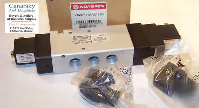 New norgren V62S711AA218JB 5/3 coe air pilot valve V62 