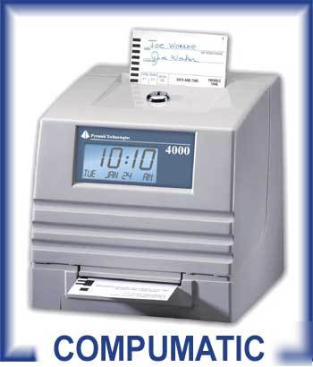 New pyramid 4000 fully automatic idiot proof time clock