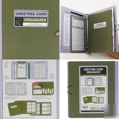 New the greeting card organizer, 
