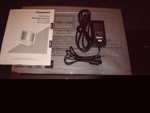 Panasonic 2 channel cctv monitor wv-LD2000 pelco bosch