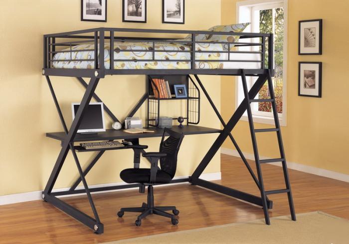 Powell 500-668 - monster bedroom swivel desk arm chair
