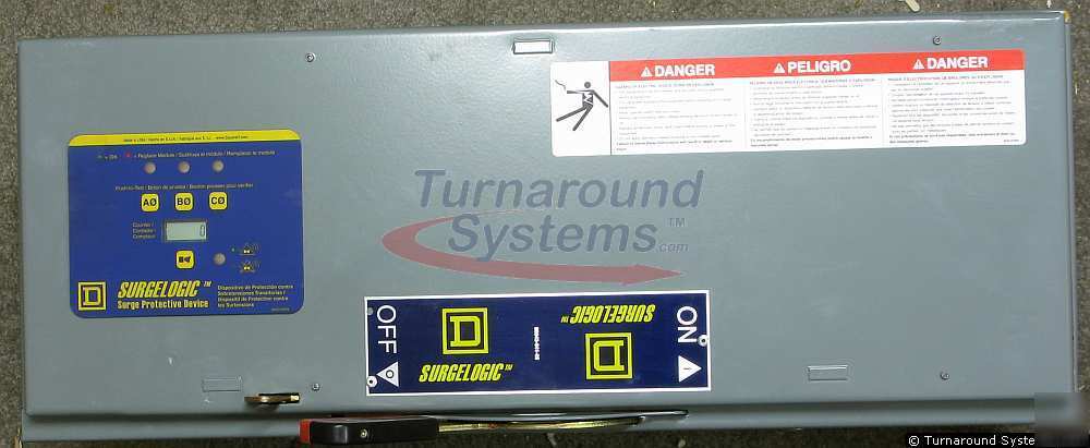 Square d QMB4IMA16C surgelogic tvss, 160 ka per phase
