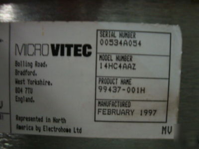 Xycom operator interface industrial monitor model 9403T