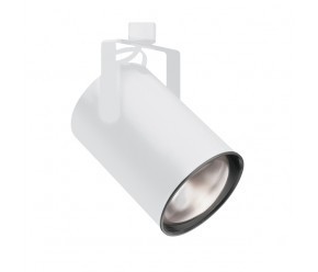 Flat back track head line voltage, BR40 PAR38, white 