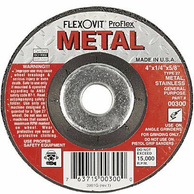 Flexovit semi flexible wheel - 9