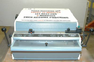 Hd 7700 electric punch pdi rhin-o-tuff rhino tuff used