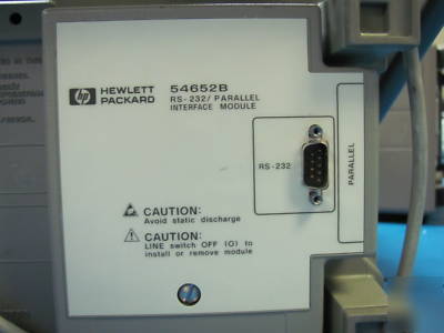 Hp 54620A 16 channel 500 msa/s logic analyzer