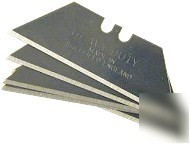 10 x heavy duty stanley knife blades in sealed packs
