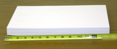 Blank notepads 8.5 x 14