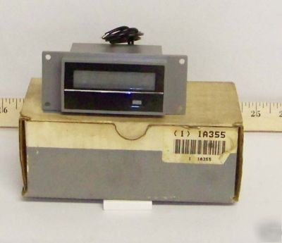 New 1 redington 6 figure electronic counter 